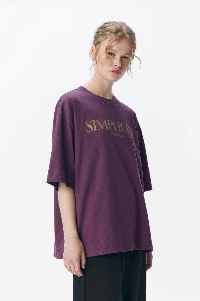 OBJELISE LO 2/4 TOP CC3 23047011 MAUVE WINE/TANNIN